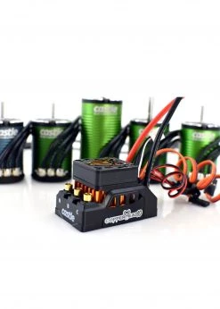 Castle Creations CSE10016611 - 1/10 Copperhead 1410-3800Kv 5mm SHAFT Sensored Brushless ESC/Motor Combo